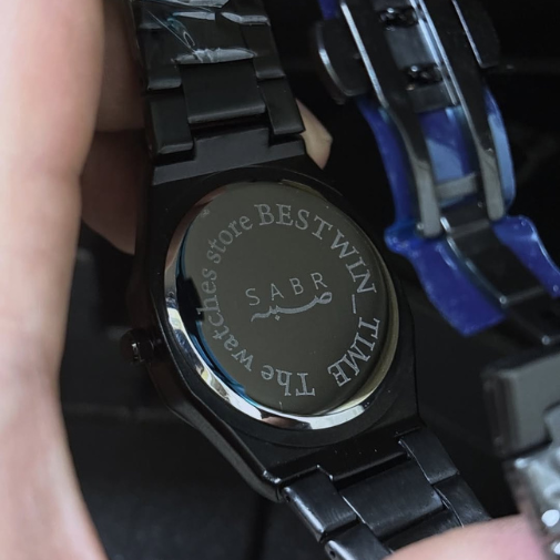 Relógio Masculino Sabr Arábia Crono Black