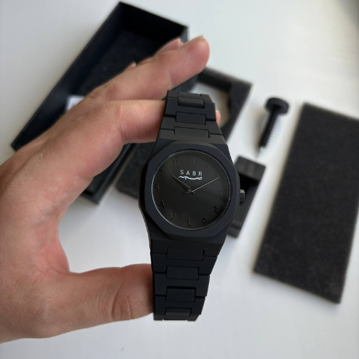 Relógio Masculino Sabr Arábia Crono Black