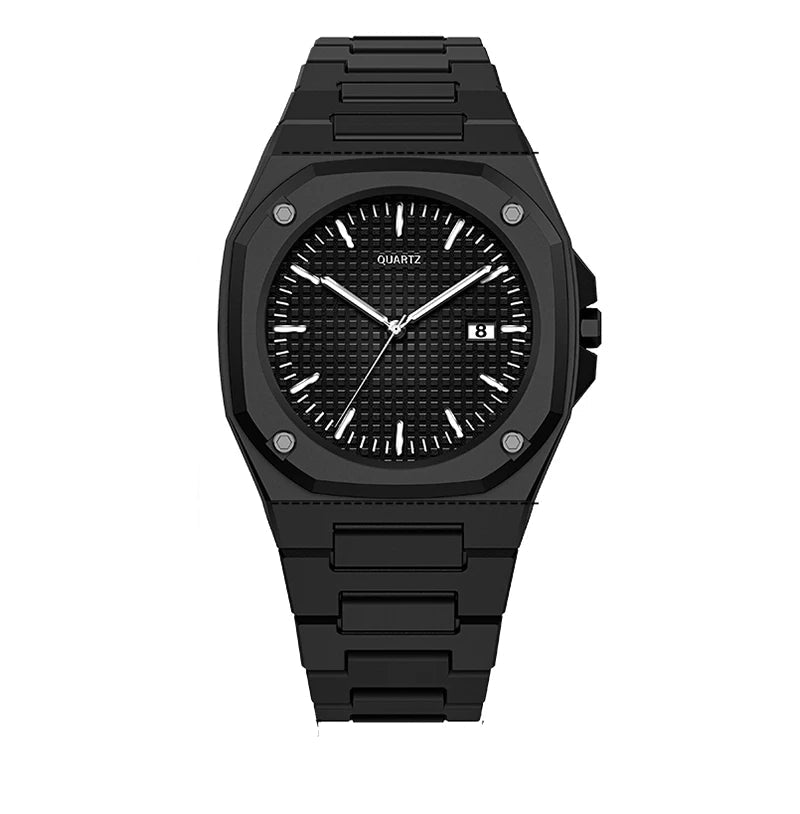 Relógio Quartz Masculino SABR Minimal Black