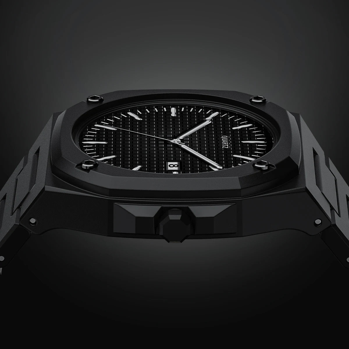 Relógio Quartz Masculino SABR Minimal Black