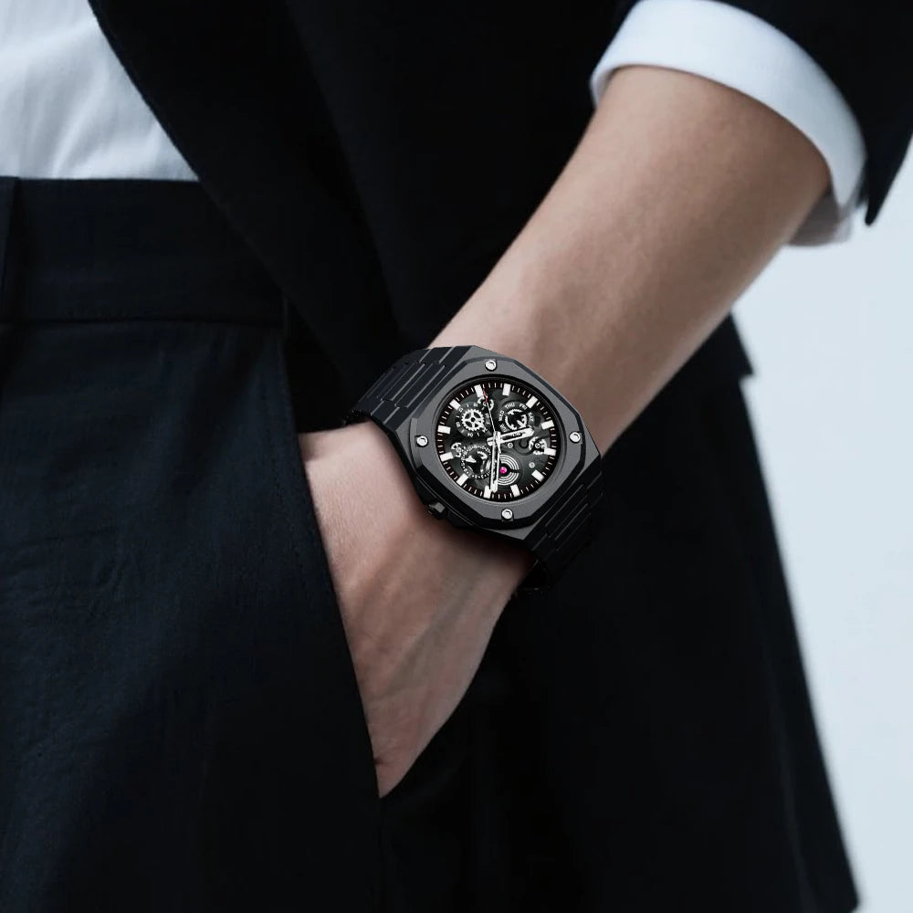 Relógio Masculino SABR Minimalist Pulse – Noir Sport Edition