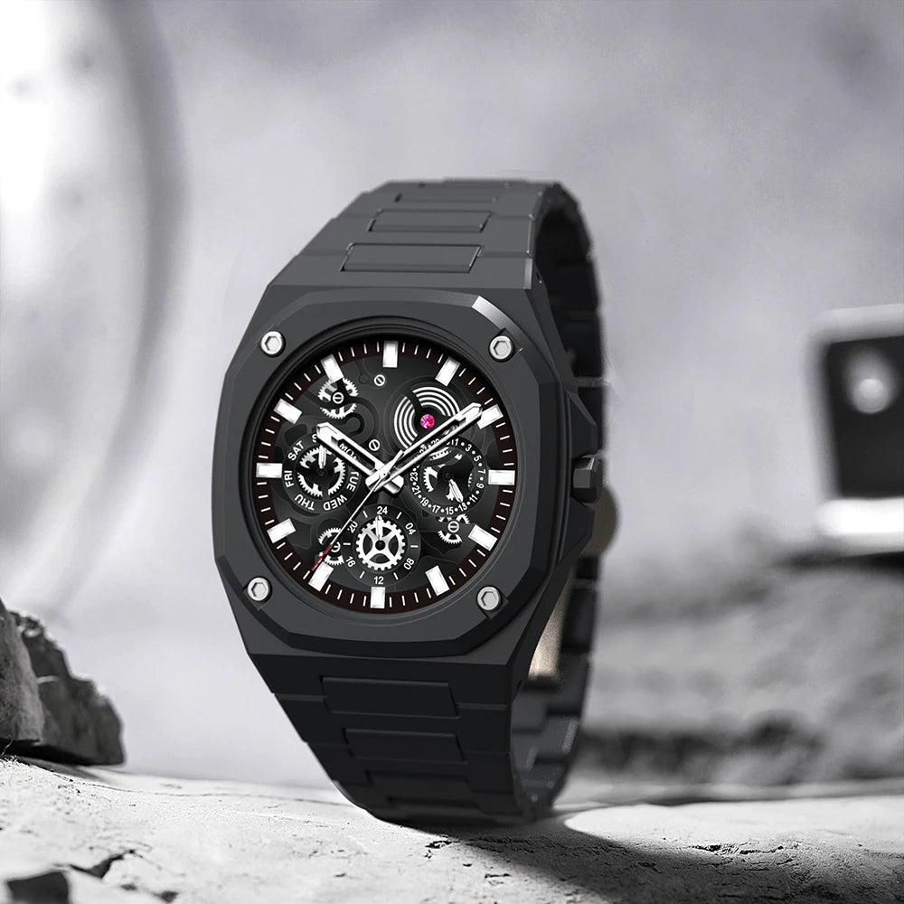 Relógio Masculino SABR Minimalist Pulse – Noir Sport Edition